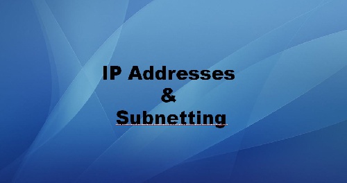 Ip Address & Ip Subnetting